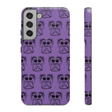 Tough Cases  Featuring BFP Jumping Spider Print on Purple