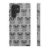 Tough Cases  Featuring BFP Jumping Spider Print on Gray