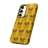 Tough Cases  Featuring BFP Jumping Spider Print on Yellow