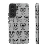 Tough Cases  Featuring BFP Jumping Spider Print on Gray