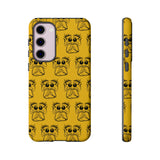 Tough Cases  Featuring BFP Jumping Spider Print on Yellow