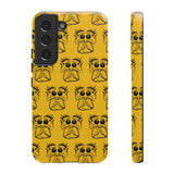 Tough Cases  Featuring BFP Jumping Spider Print on Yellow