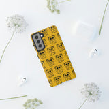 Tough Cases  Featuring BFP Jumping Spider Print on Yellow