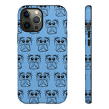 Tough Cases  Featuring BFP Jumping Spider Print on Blue