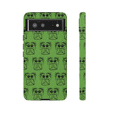 Tough Cases  Featuring BFP Jumping Spider Print on Green