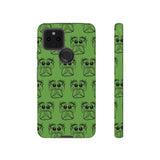 Tough Cases  Featuring BFP Jumping Spider Print on Green