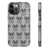 Tough Cases  Featuring BFP Jumping Spider Print on Gray