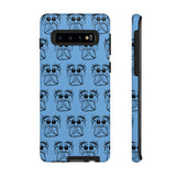 Tough Cases  Featuring BFP Jumping Spider Print on Blue