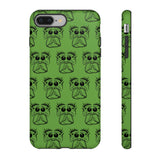 Tough Cases  Featuring BFP Jumping Spider Print on Green