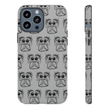 Tough Cases  Featuring BFP Jumping Spider Print on Gray