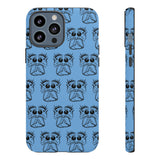 Tough Cases  Featuring BFP Jumping Spider Print on Blue