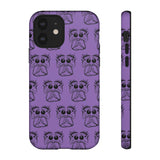 Tough Cases  Featuring BFP Jumping Spider Print on Purple