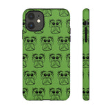 Tough Cases  Featuring BFP Jumping Spider Print on Green