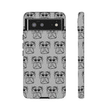 Tough Cases  Featuring BFP Jumping Spider Print on Gray