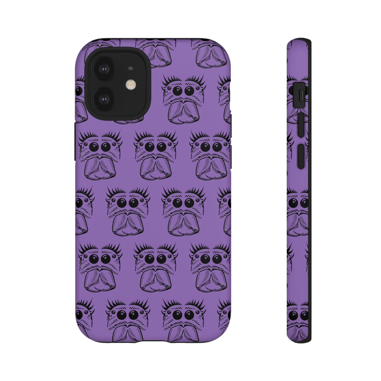 Tough Cases  Featuring BFP Jumping Spider Print on Purple