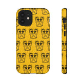 Tough Cases  Featuring BFP Jumping Spider Print on Yellow