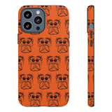 Tough Cases  Featuring BFP Jumping Spider Print on Orange