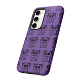 Tough Cases  Featuring BFP Jumping Spider Print on Purple