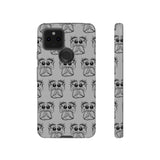 Tough Cases  Featuring BFP Jumping Spider Print on Gray