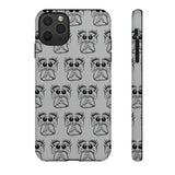 Tough Cases  Featuring BFP Jumping Spider Print on Gray