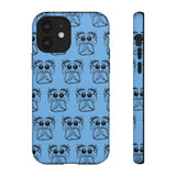 Tough Cases  Featuring BFP Jumping Spider Print on Blue