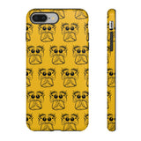 Tough Cases  Featuring BFP Jumping Spider Print on Yellow