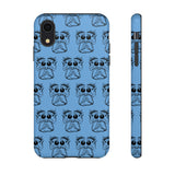 Tough Cases  Featuring BFP Jumping Spider Print on Blue