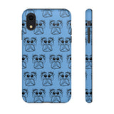 Tough Cases  Featuring BFP Jumping Spider Print on Blue