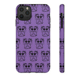 Tough Cases  Featuring BFP Jumping Spider Print on Purple