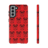 Tough Cases  Featuring BFP Jumping Spider Print on Red