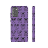 Tough Cases  Featuring BFP Jumping Spider Print on Purple