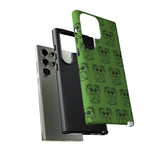 Tough Cases  Featuring BFP Jumping Spider Print on Green