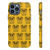 Tough Cases  Featuring BFP Jumping Spider Print on Yellow