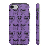 Tough Cases  Featuring BFP Jumping Spider Print on Purple