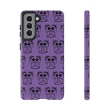 Tough Cases  Featuring BFP Jumping Spider Print on Purple