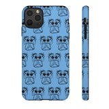 Tough Cases  Featuring BFP Jumping Spider Print on Blue