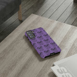 Tough Cases  Featuring BFP Jumping Spider Print on Purple