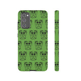 Tough Cases  Featuring BFP Jumping Spider Print on Green