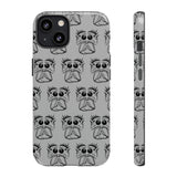 Tough Cases  Featuring BFP Jumping Spider Print on Gray