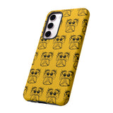 Tough Cases  Featuring BFP Jumping Spider Print on Yellow