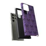 Tough Cases  Featuring BFP Jumping Spider Print on Purple