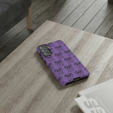 Tough Cases  Featuring BFP Jumping Spider Print on Purple