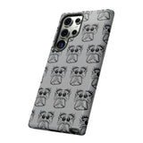 Tough Cases  Featuring BFP Jumping Spider Print on Gray