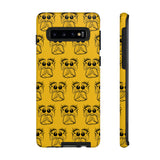 Tough Cases  Featuring BFP Jumping Spider Print on Yellow