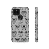 Tough Cases  Featuring BFP Jumping Spider Print on Gray