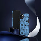 Tough Cases  Featuring BFP Jumping Spider Print on Blue