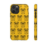 Tough Cases  Featuring BFP Jumping Spider Print on Yellow