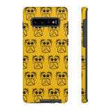 Tough Cases  Featuring BFP Jumping Spider Print on Yellow