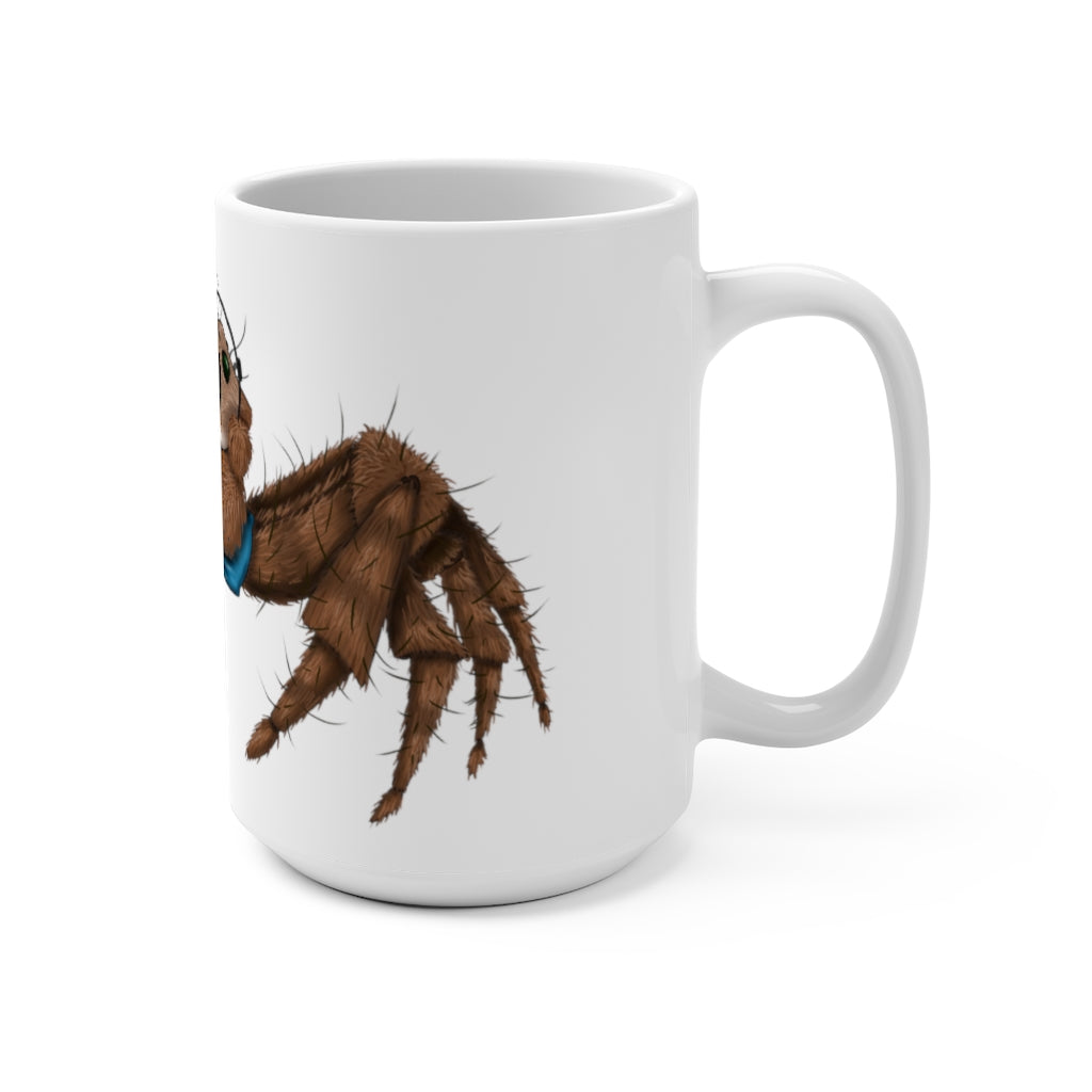 Coffee Mug 15oz featuring Specks the jumping Spider