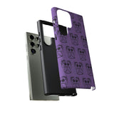 Tough Cases  Featuring BFP Jumping Spider Print on Purple